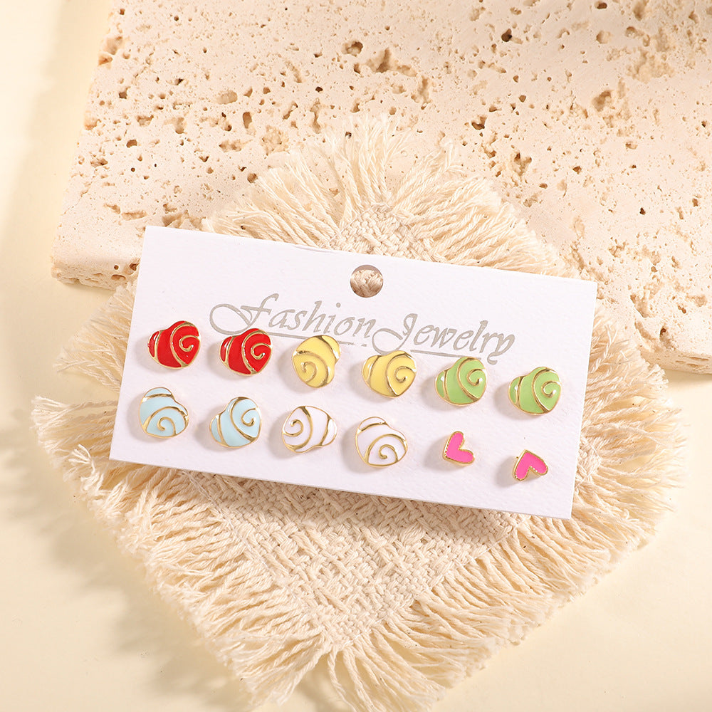 Damen Ohrstecker Set mit fruchtigem Design Shop Nory