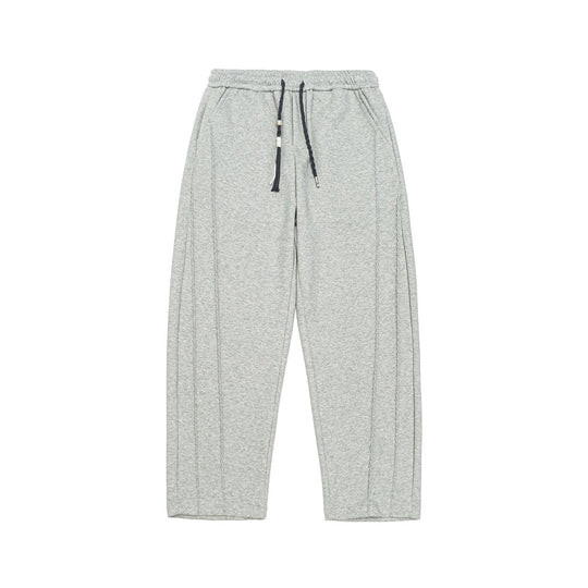 Damen Weite High‑Waist Jogginghose mit Ziernähten und Kordelzug Shop Nory