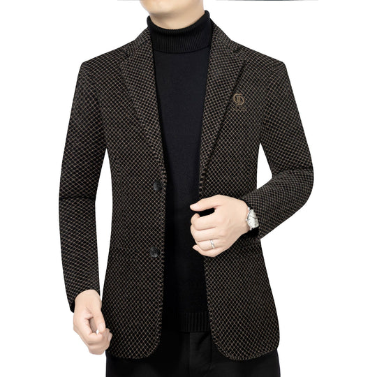 Herren Tailliertes Sakko mit feiner Wabenstruktur und fallendem Revers Shop Nory