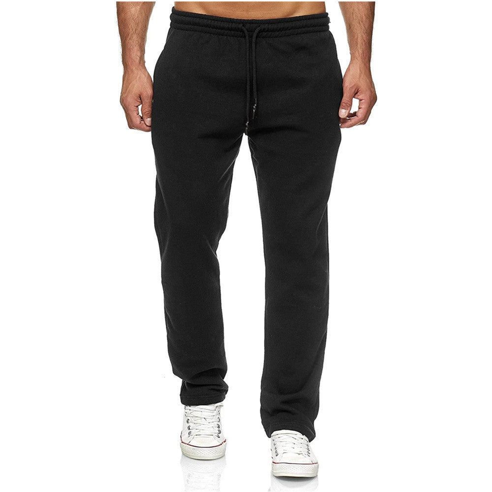 Herren nan gerade geschnittene Jogginghose mit innen angerautem Fleece, hohem Komfortbund und Kordelzug Shop Nory