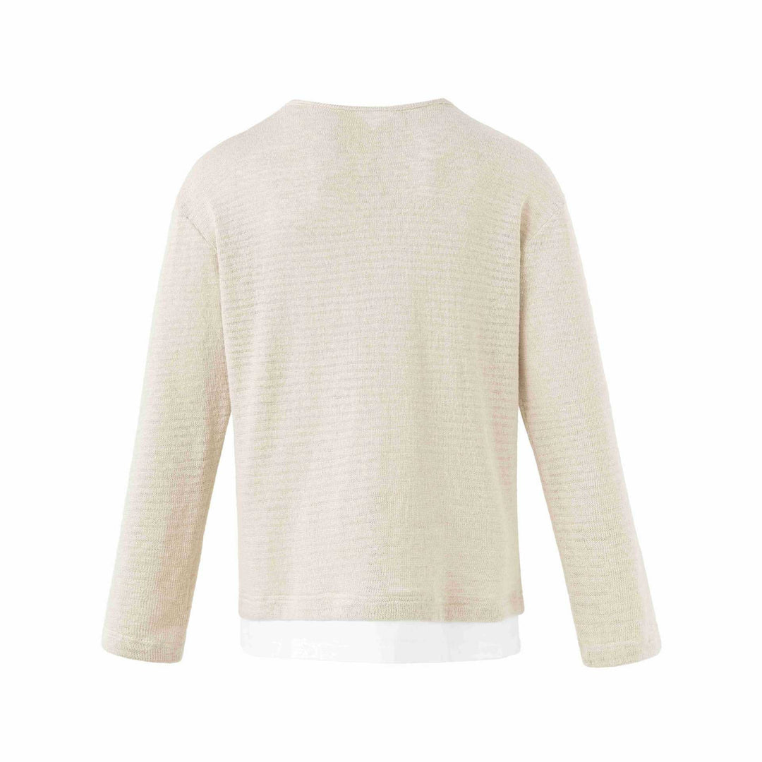 Herren Feinstrick-Pullover mit Rundhalsausschnitt und geradem Schnitt Shop Nory