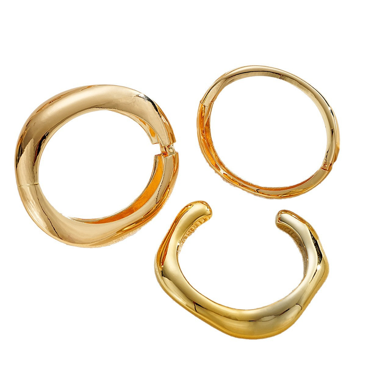 Damen goldenes Armreif-Set Shop Nory