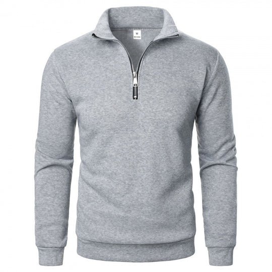 Herren Sportlicher Sweatpullover mit Stehkragen Shop Nory