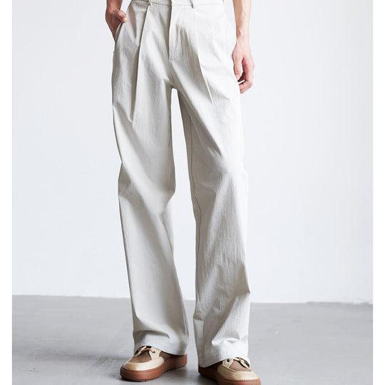 Herren weite hochtaillierte Bundfaltenhose aus Baumwollmix Shop Nory