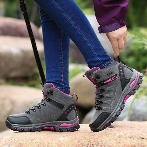 Damen Hochwertige Wanderschuhe mit wasserdichtem Obermaterial und rutschfester Sohle