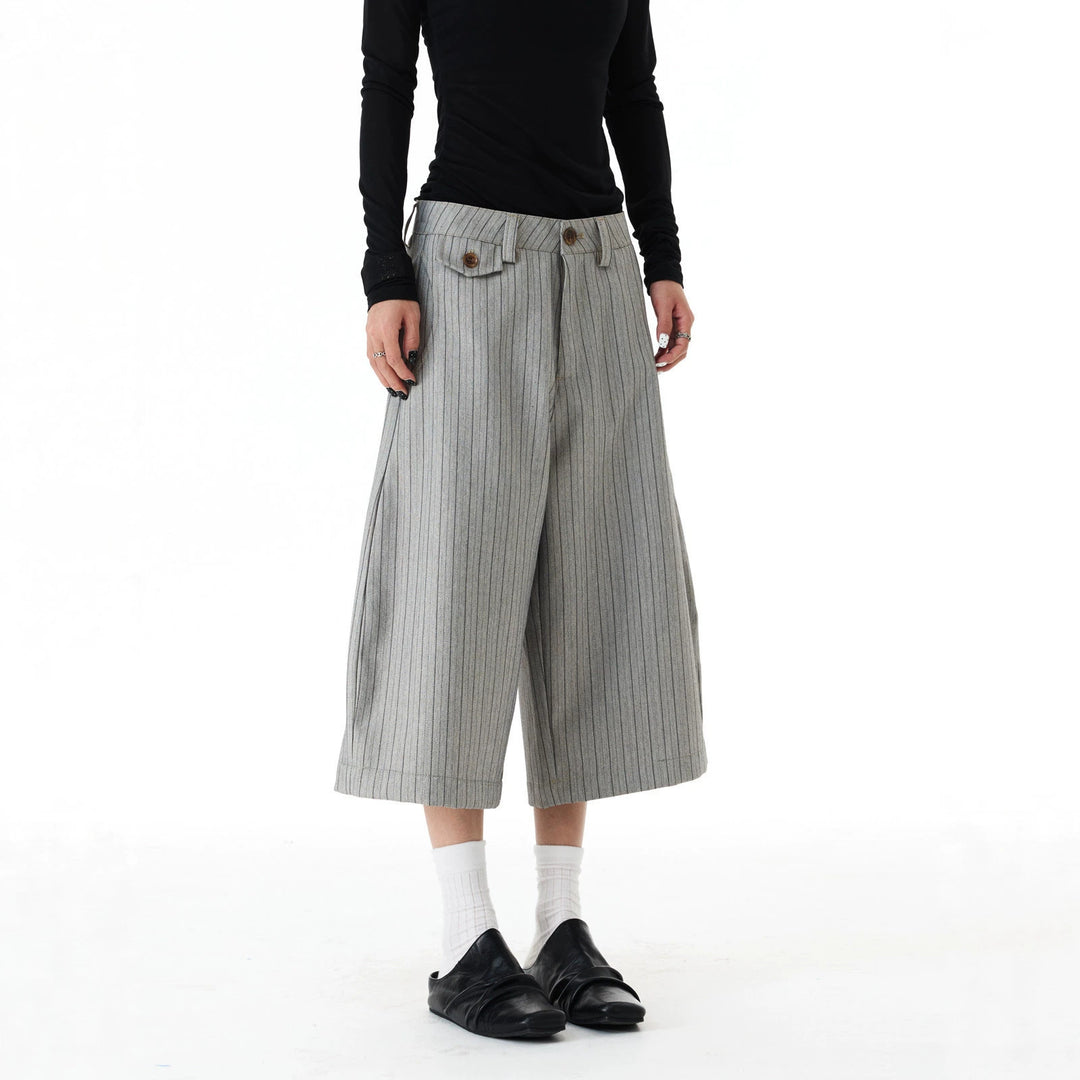 Damen Weitgeschnittene Streifenhose Shop Nory
