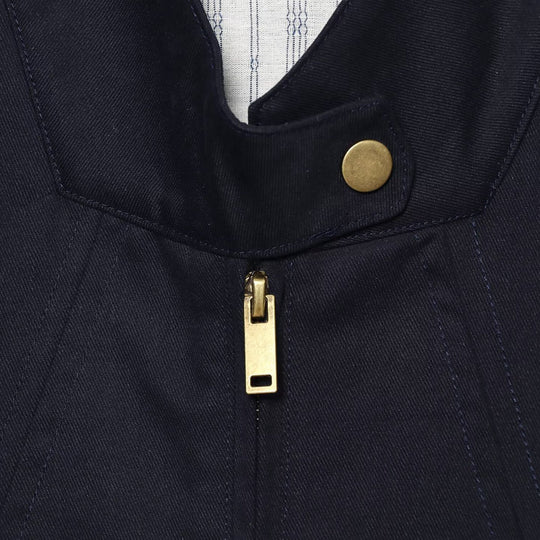 Damen Cropped Boxy-Fieldjacke mit Stehkragen, aufgesetzten Taschen und goldenen Details Shop Nory