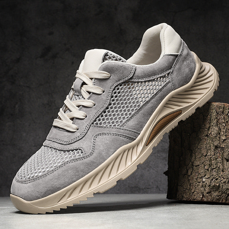 Herren Atmungsaktive Sport-Sneaker mit flexibler Gummisohle und robustem Obermaterial