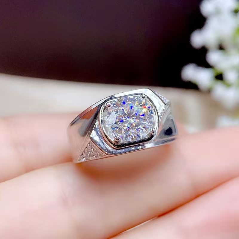Damen stilvoller Ring mit funkelndem Kristall und eleganten Linien Shop Nory