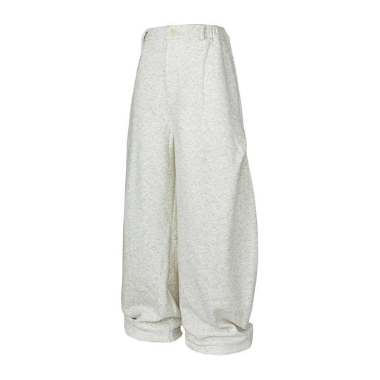 Damen Weite High-Waist Jogginghose aus French-Terry mit umgeschlagenem Saum Shop Nory