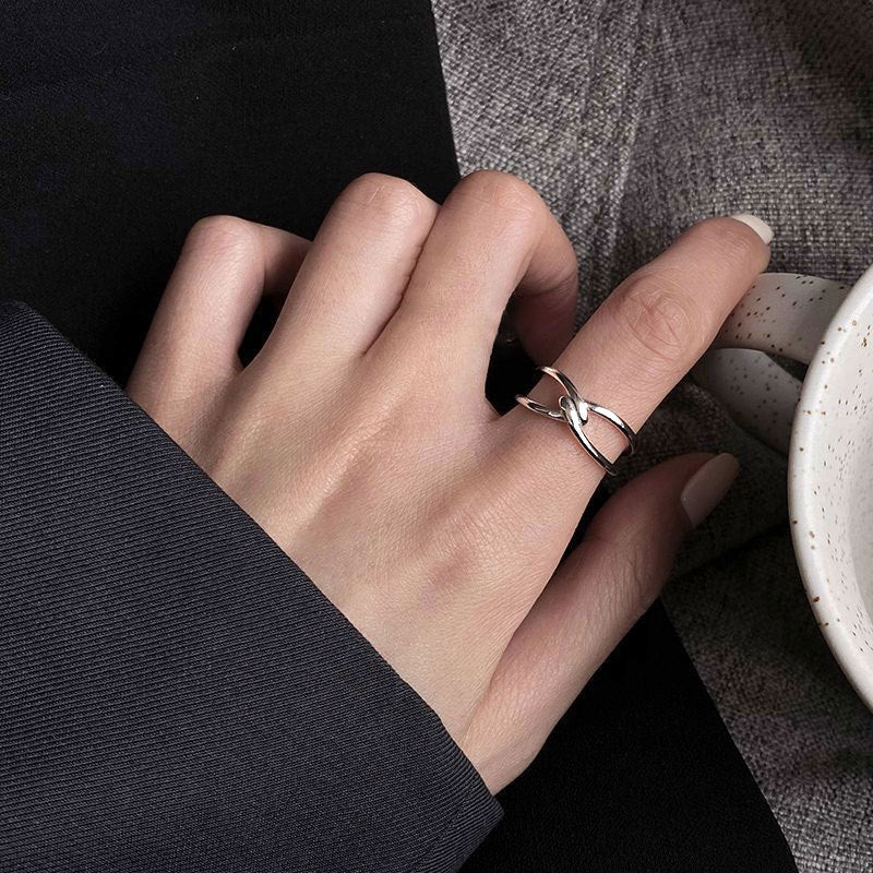 Damen minimalistischer Edelstahlring Shop Nory