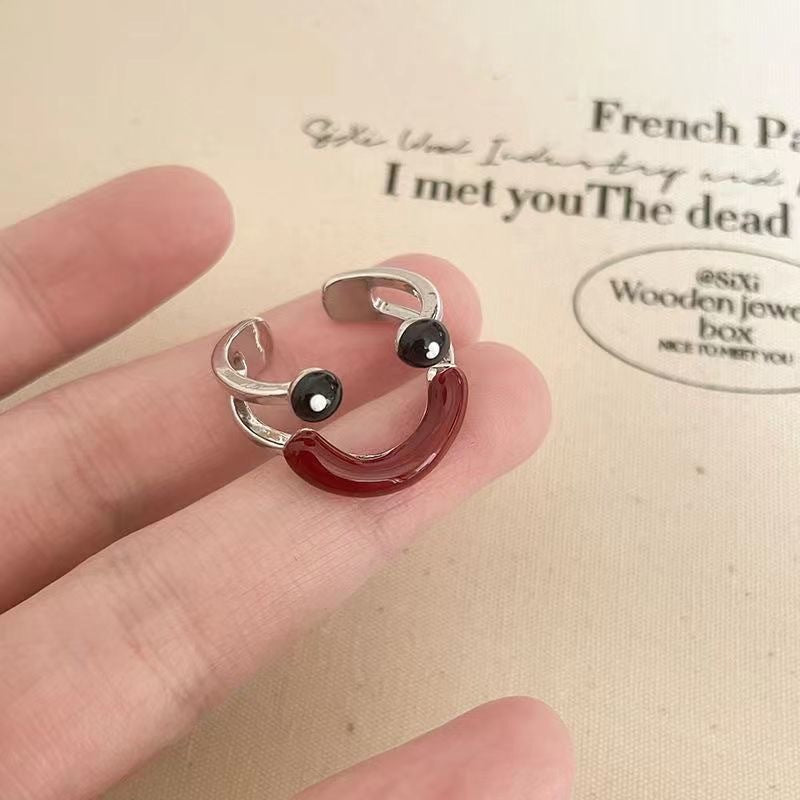 Damen Ring im verspielten Smiley-Design Shop Nory