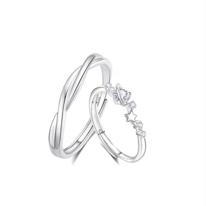 Damen eleganter Ring mit geschwungenem Design und polierter Oberfläche Shop Nory