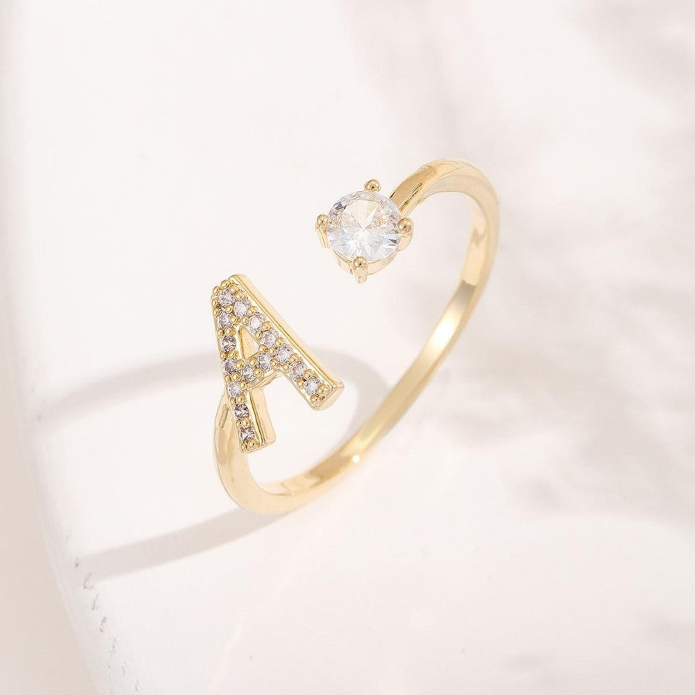 Damenring mit modernem Zirkonia-Design Shop Nory