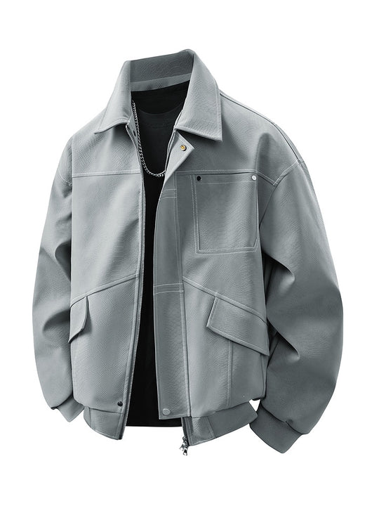 Herren Modische Freizeitjacke mit praktischen Taschen Shop Nory