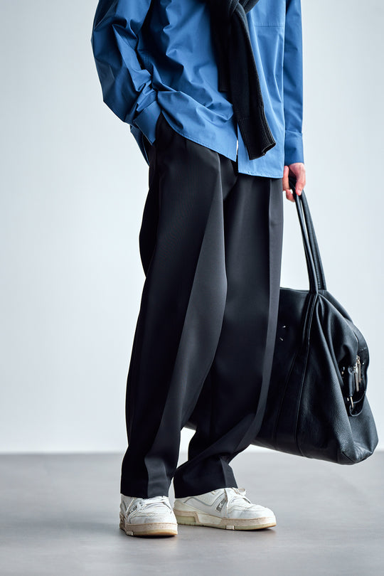 Herren Weite Chino-Hose mit Bundfalten und lockerem Schnitt Shop Nory