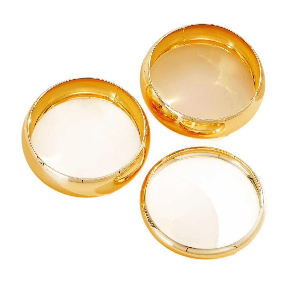 Damen Armreif-Set aus hochglänzendem Edelstahl Shop Nory