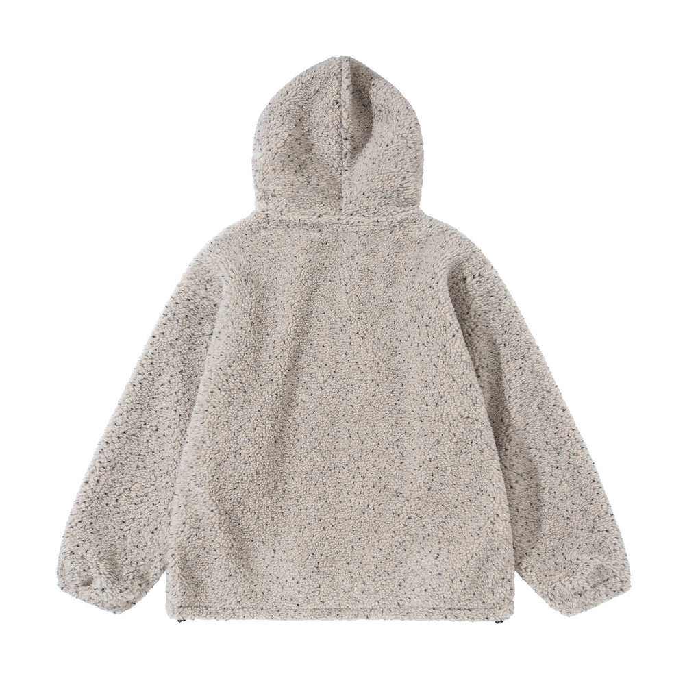 Unisex Boxy Teddy‑Fleece Kapuzenjacke mit Reißverschluss Shop Nory