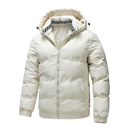 Herren Wattierte Wintersteppjacke mit Kapuze und winddichter Thermoisolierung Shop Nory