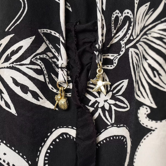 Damen Lässiges Tunikakleid mit Volantärmeln und Bindeband Shop Nory