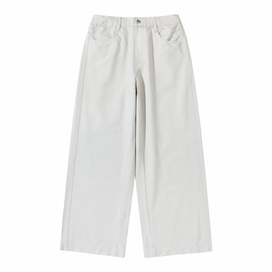 Damen High‑Waist Culotte‑Hose aus Baumwoll‑Twill mit durchgehender Mittelnaht Shop Nory