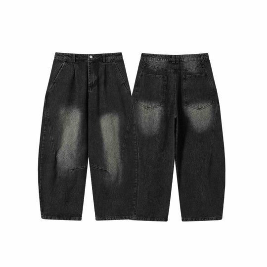 Damen Hochtaillierte Loose‑Fit Utility‑Denim‑Culotte mit abgesteppten Tascheneinsätzen Shop Nory