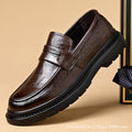Herren Elegante Leder Mokassins mit rutschfester Sohle und komfortablem Innenfutter