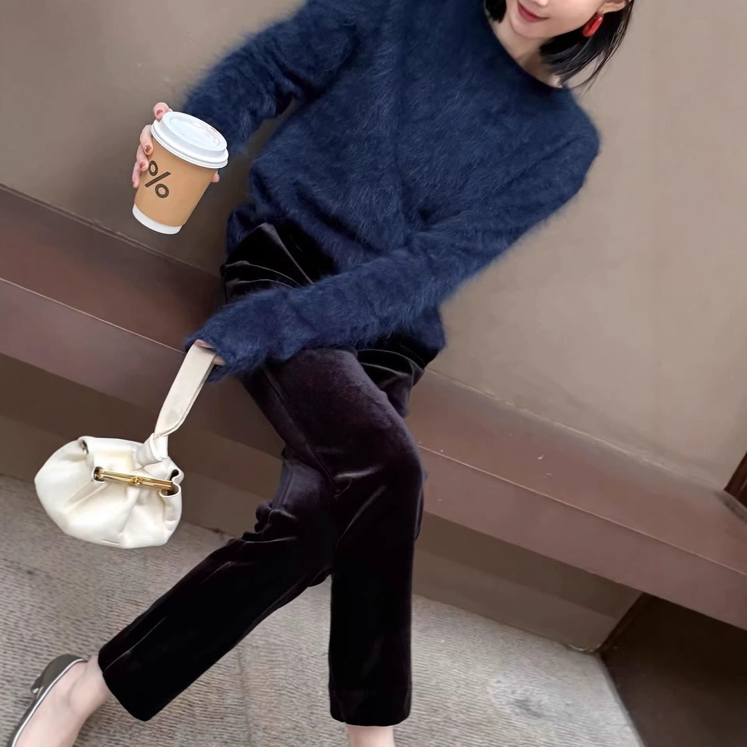 Damen Eleganter Pullover aus hochwertigem Mohair Shop Nory