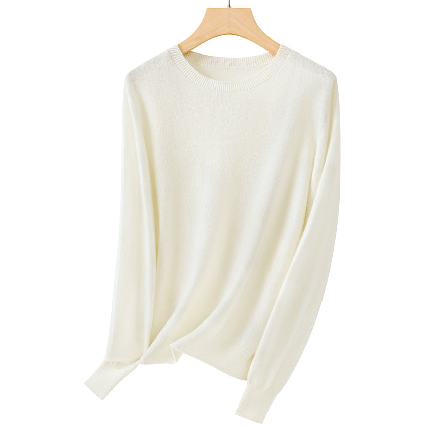 Damen Feiner Rundhals-Feinstrickpullover mit leichter Oversize-Passform Shop Nory