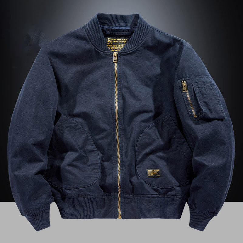 Herren Bomberjacke im Utility-Stil mit Ärmel‑Tasche und Rippbündchen Shop Nory