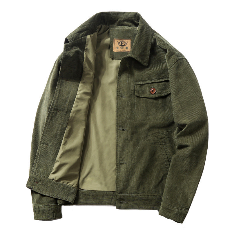 Herren Baumwoll-Cordjacke im Worker-Blouson mit leichtem Innenfutter Shop Nory