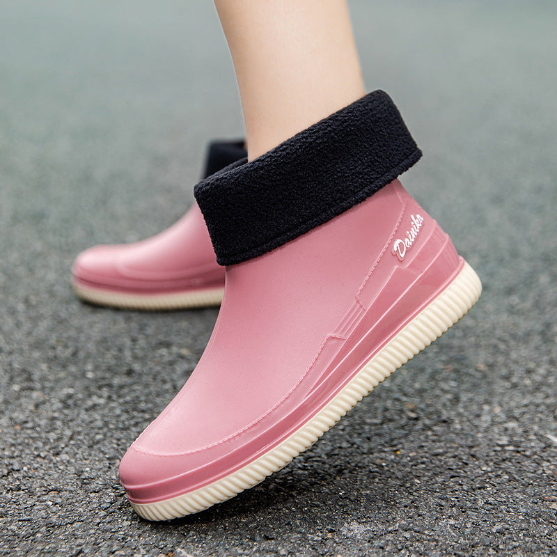 Damen Wasserdichte Kurzschaft-Gummistiefelette mit stoßdämpfender EVA-Sohle Shop Nory