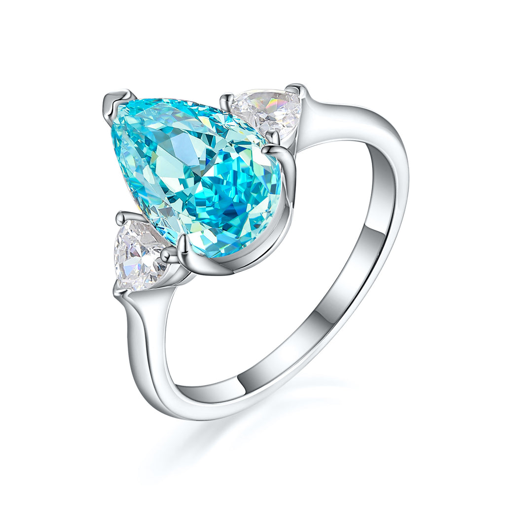 Damen Verlobungsring mit luxuriösem Zirkonia-Halo und filigranem Design Shop Nory