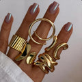 Damen Ring-Set mit einzigartigen Designs und geschwungenen Formen Shop Nory