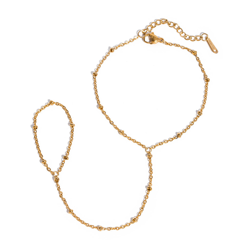 Damen Fußkettchen mit eleganten Zirkonia-Details und feinem Edelstahl-Design Shop Nory
