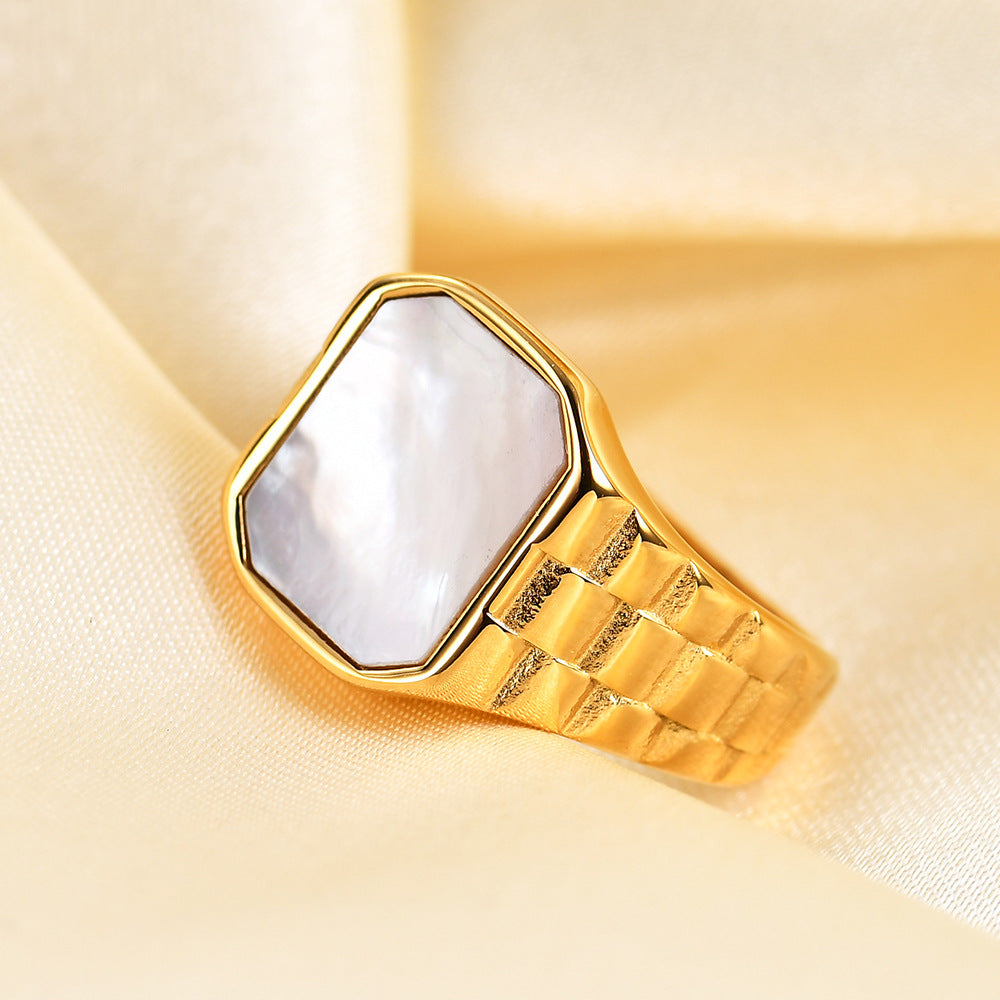 Damen Ring mit grünem Malachit und kunstvollem Design Shop Nory