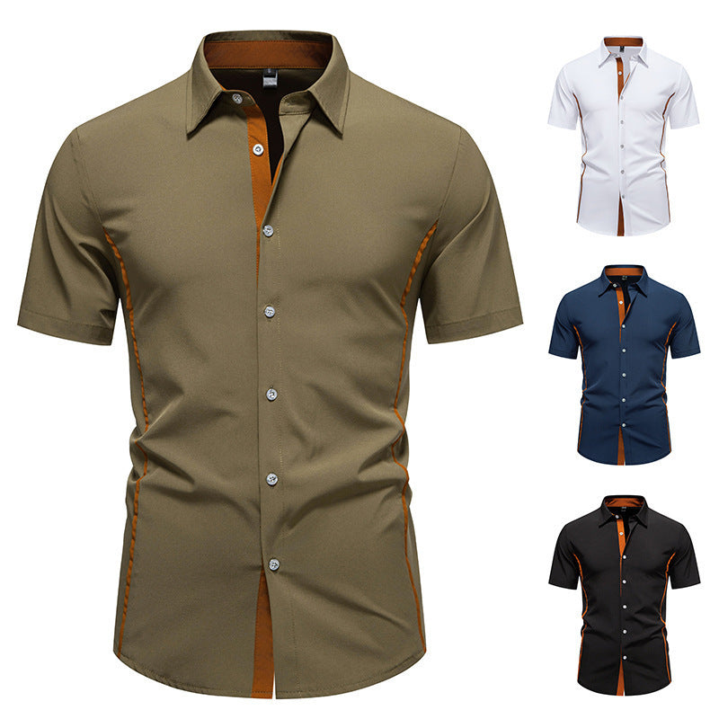 Herren Kurzarmhemd mit modernem Schnitt ShopNory
