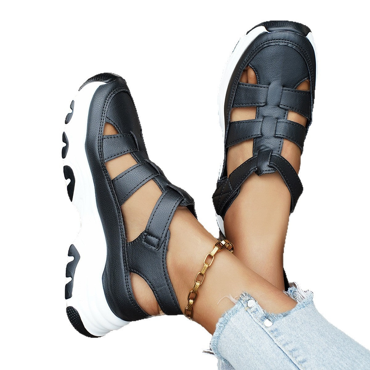 Damen bequeme Sport-Sandalen mit modischem Design