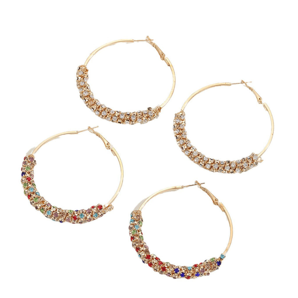 Damen Ohrringe mit funkelnden Steinen und elegantem Design Shop Nory