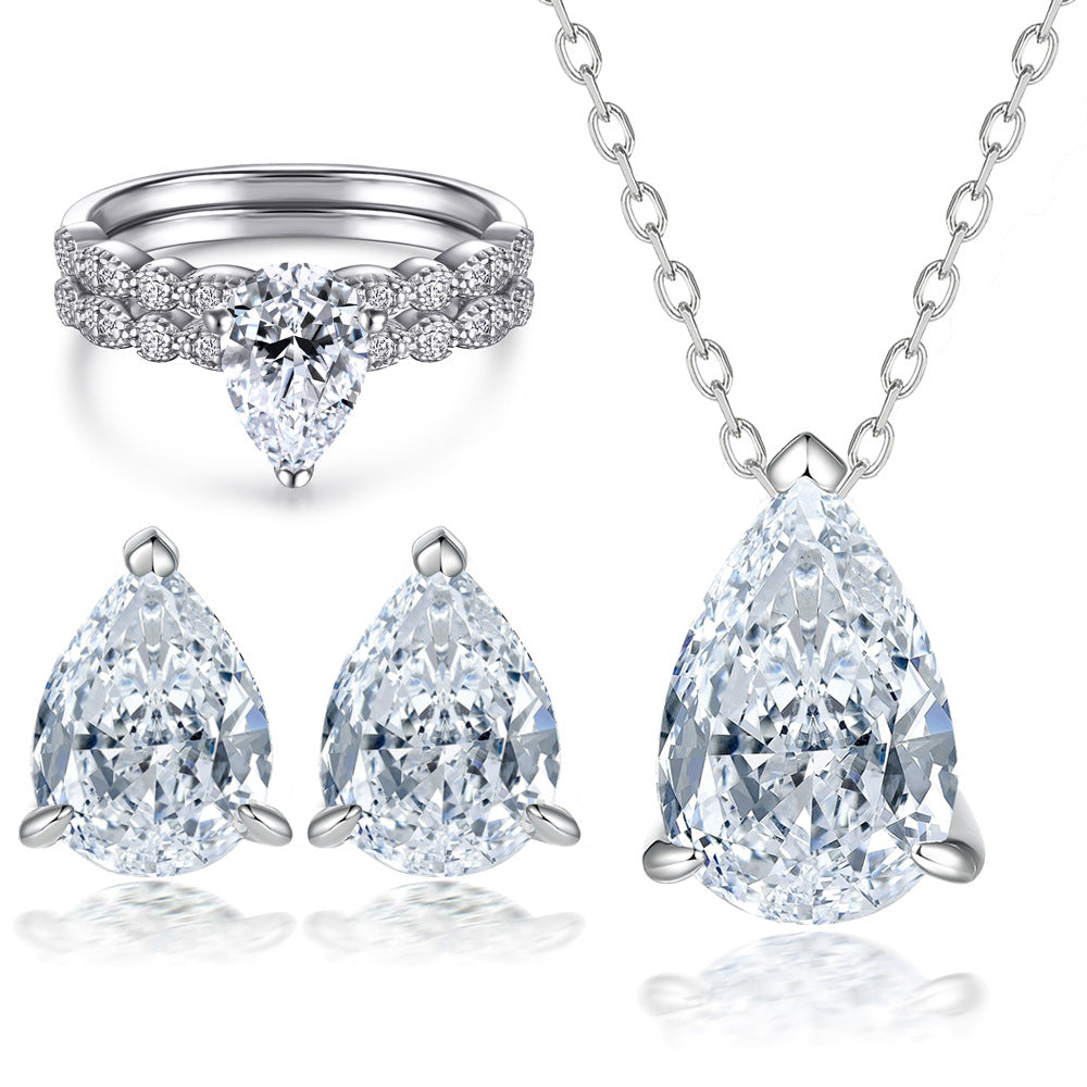 Damen Ohrringe mit tropfenförmigem Zirkonia Shop Nory