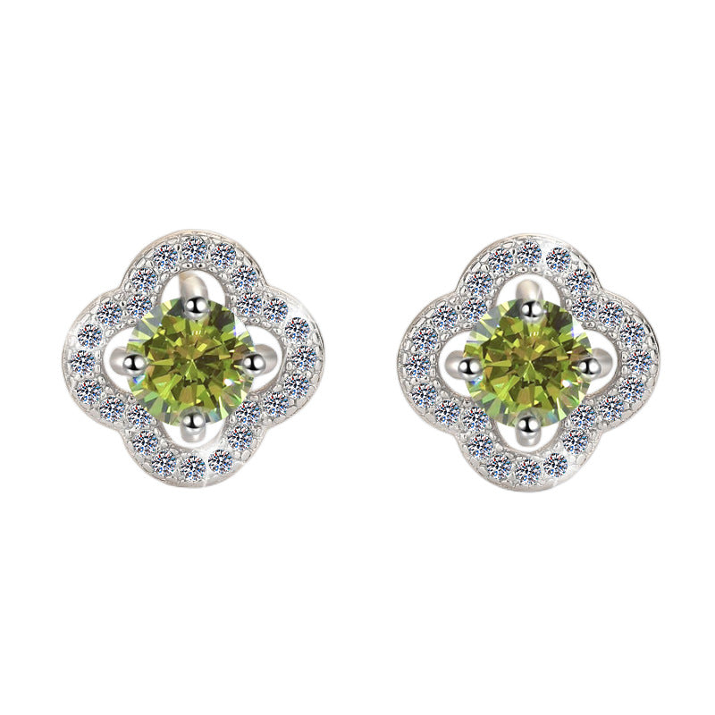 Damen Ohrringe mit kunstvollem Blumenmuster Shop Nory