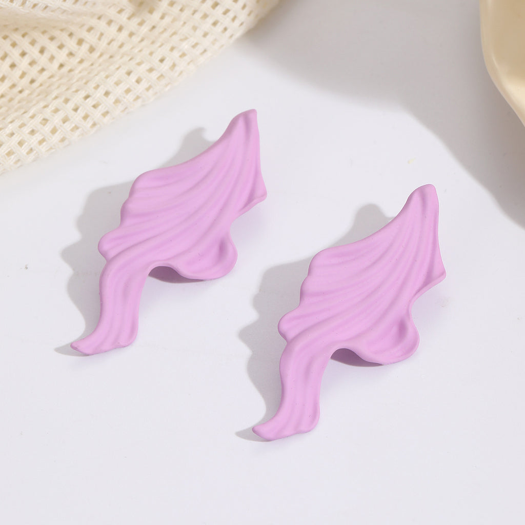 Damen Ohrstecker mit elegantem Wellenmuster Shop Nory