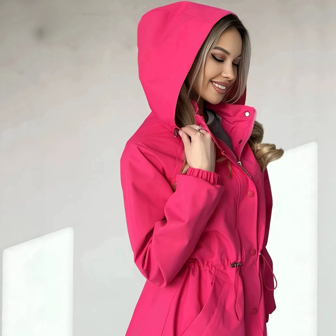 Damen Kapuzen-Parka mit Taillenzug und windabweisender Außenhülle Shop Nory