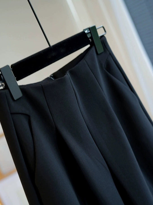 Damen Elegante Hoch taillierte Stoffhose Shop Nory