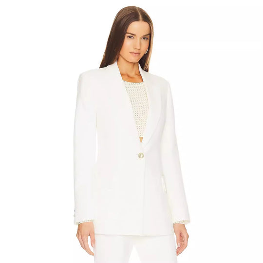 Damen Zweiteiliger Tailoring‑Anzug mit tailliertem Ein‑Knopf‑Blazer und ausgestellter Schlaghose Shop Nory