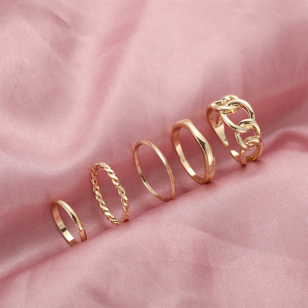 Damen Ring-Set mit filigranen und stilvollen Designs Shop Nory
