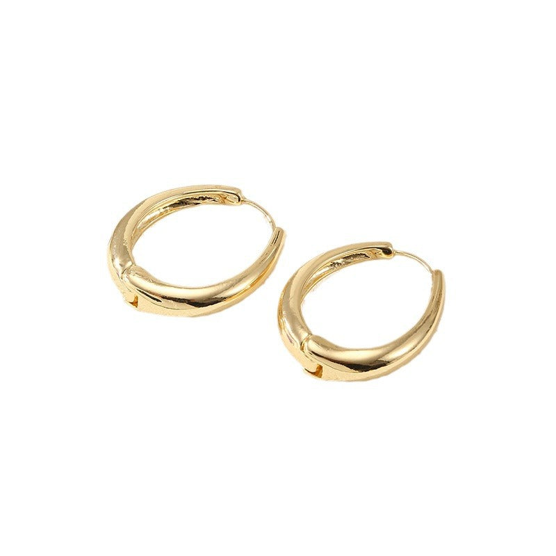 Damen Creolen mit elegantem geschwungenen Design Shop Nory