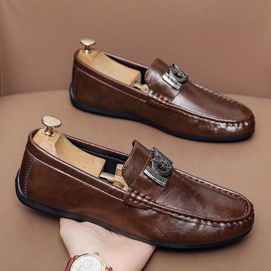 Herren Elegante Mokassins mit Metalldetails Shop Nory