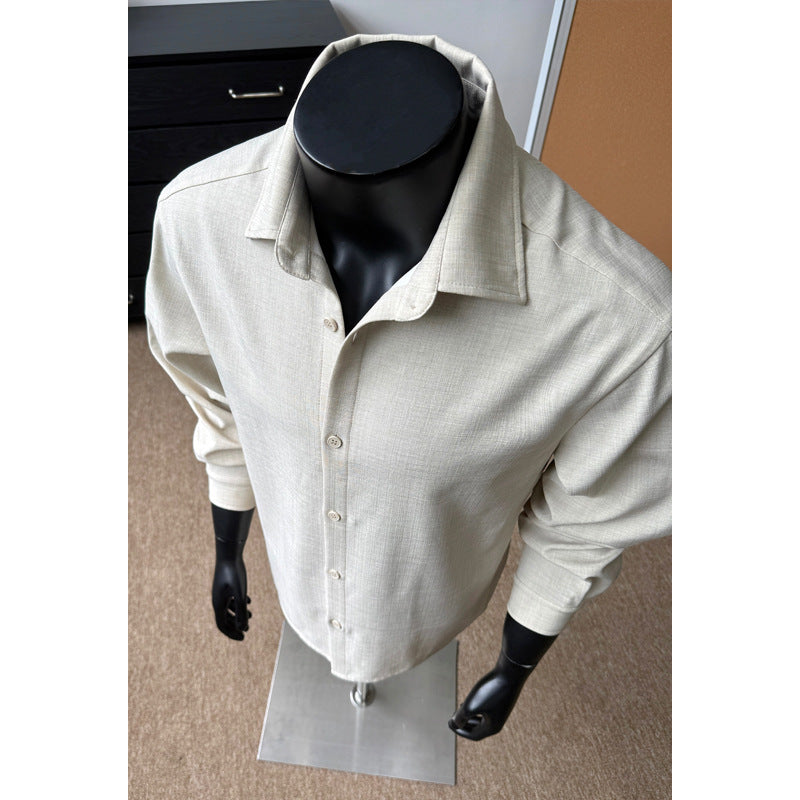 Herren Klassisches Langarmhemd Shop Nory