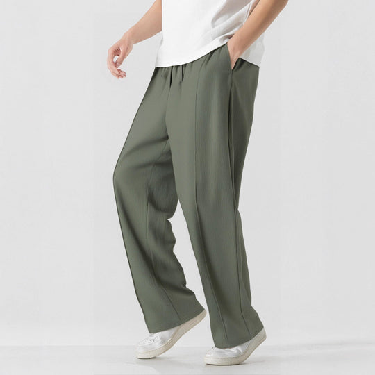 Herren Elegante, weite Freizeithose aus atmungsaktivem GewShopnorye